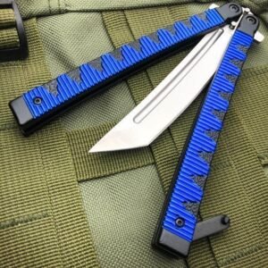 9,5 Zoll Samurai-Tanto-Klinge im japanischen Stil, Butterfly-Messer Balisong – Bild 6